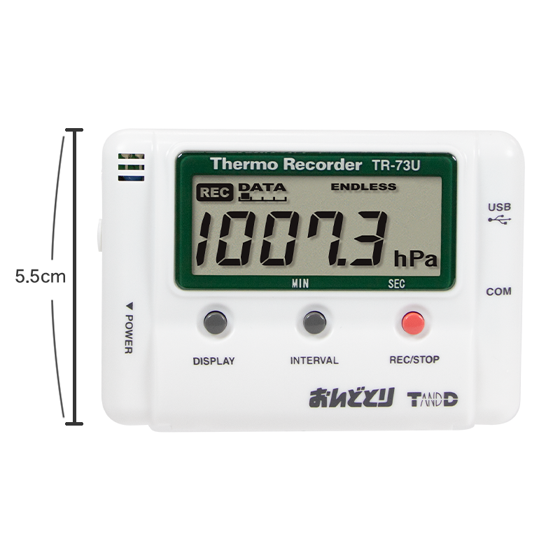 温度・湿度・大気圧データロガー TR-73Uの製品情報 | T&D公式