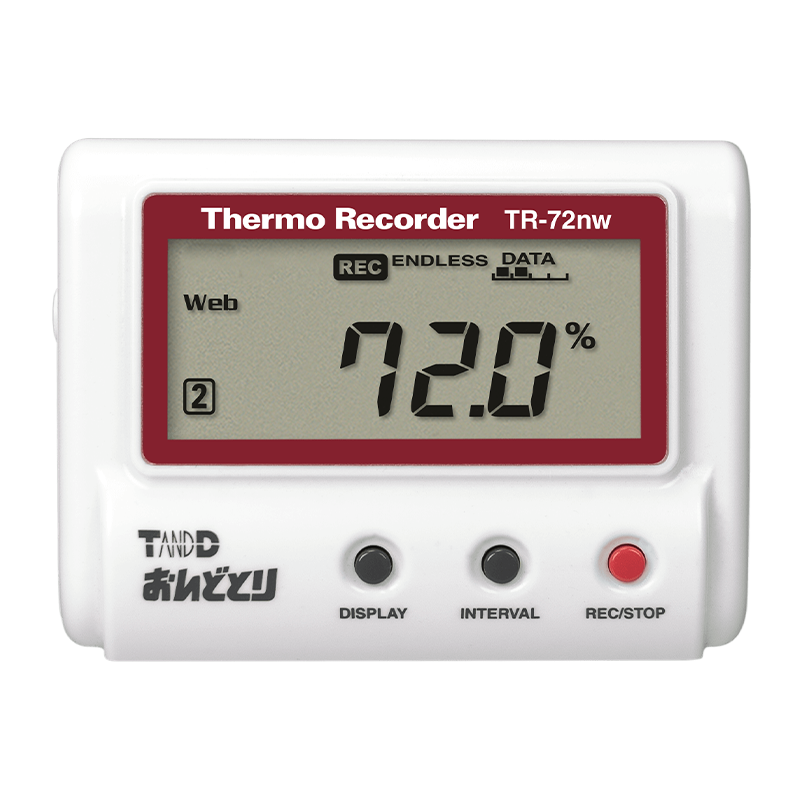 高精度広範囲 温度・湿度データロガー TR-72nw-S  