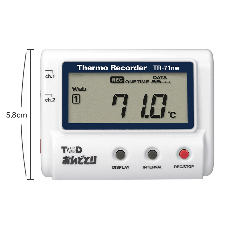 温度データロガー TR-71nwの製品情報 | T&D公式オンラインショップ
