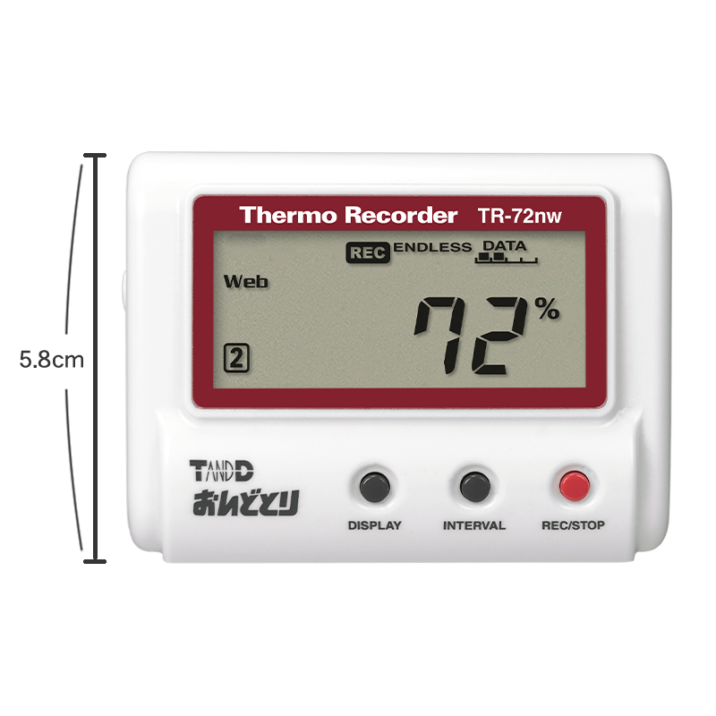 温度・湿度データロガー TR-72nwの製品情報 | T&D公式オンライン 
