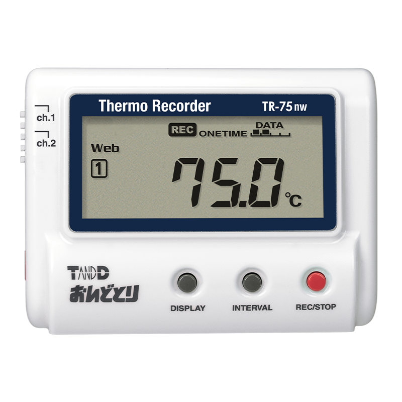 温度データロガー 熱電対対応 TR-75nw