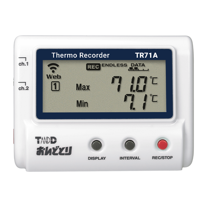 温度・湿度・大気圧データロガー TR-73Uの製品情報 | TD公式オンラインショップ｜株式会社ティアンドデイ